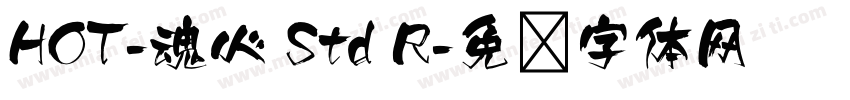 HOT-魂心 Std R字体转换